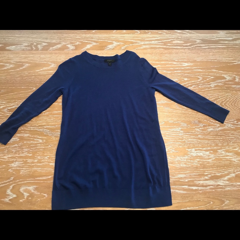 Jcrew lightweight tunic sweater